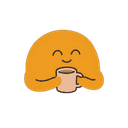 ShiftNight mascot with a cozy sip, home link